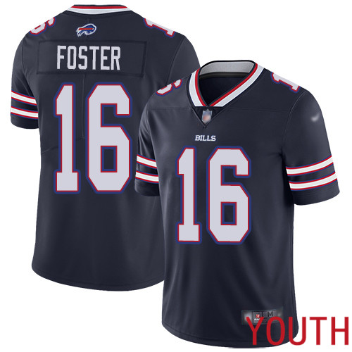 Youth Buffalo Bills #16 Robert Foster Limited Navy Blue Inverted Legend NFL Jersey->women nfl jersey->Women Jersey